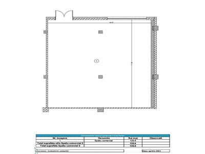 Spatiu comercial S125mp, bloc nou, Buna Ziua