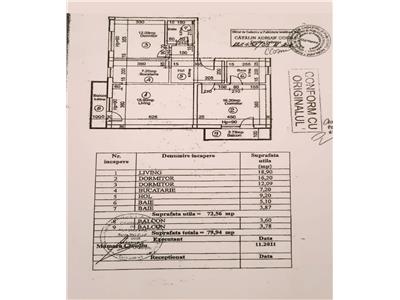 Apartament 3 camere, bloc tip vila, parcare, mobilat, Intre Lacuri.