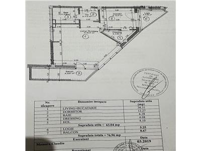 Apartament 2 camere, S63mp+2 balcoane, bloc nou, Iris