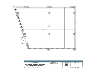 Spatiu comercial S134mp, bloc nou, Buna Ziua