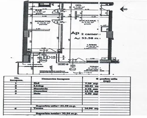 Apartament 2 camere, S54mp+17mp terasa, bloc nou, Grand Park, Sopor