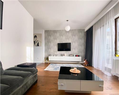 Apartament 2 camere, S57mp+10 mp, ultrafinisat, parcare, Borhanci.