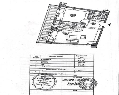 Apartament 2 camere, S58mp+13 mp terasa, bloc nou, Buna Ziua